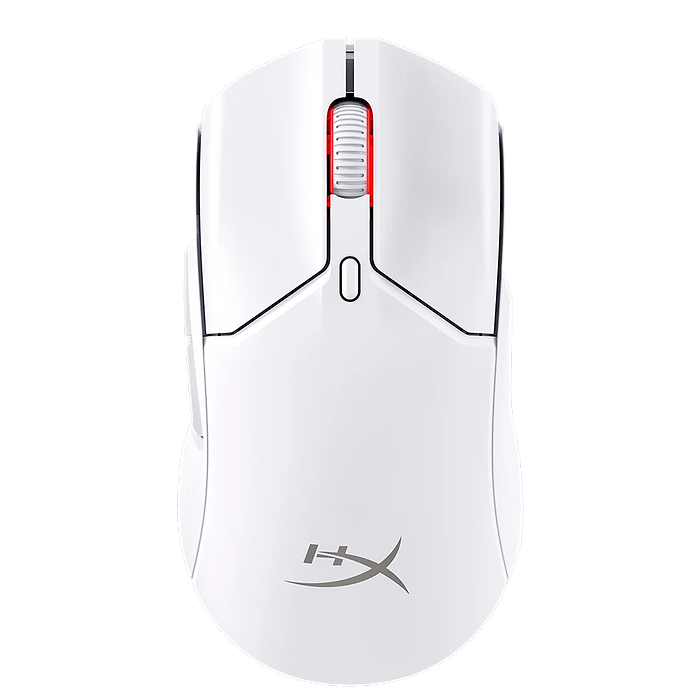 עכבר גיימינג אלחוטי HyperX Pulsefire Haste 2 Mini - צבע לבן שנתיים אחריות עי היבואן הרשמי