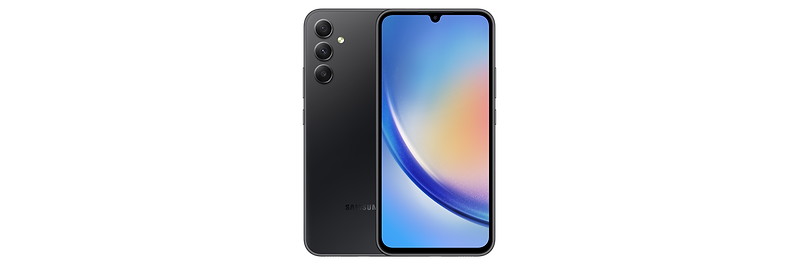 סמארטפון Samsung Galaxy A34 5G 128GB 6GB RAM SM-A346E/DS - צבע שחור שנה...