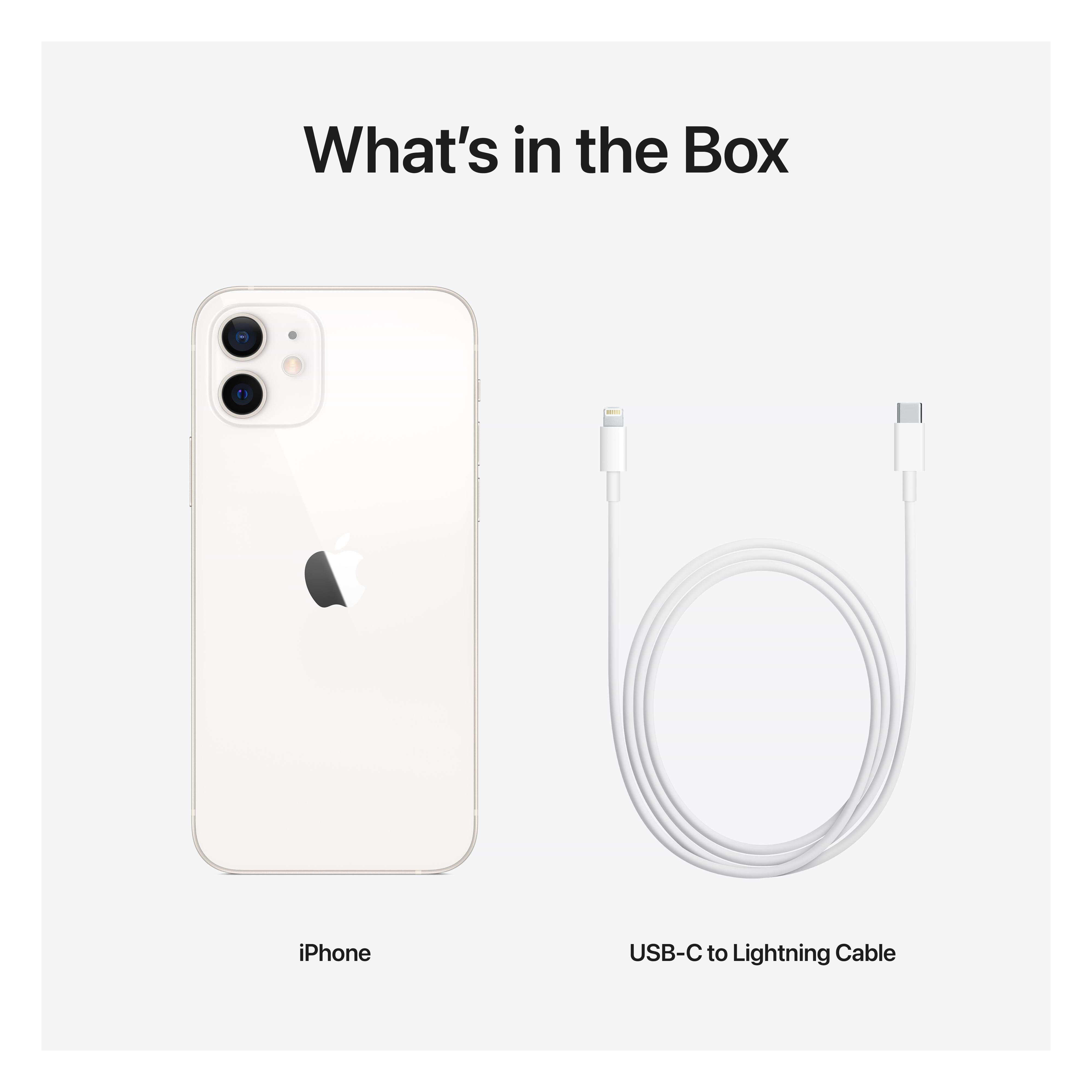 סמארטפון Apple iPhone 12 64GB - צבע לבן שנה אחריות ע