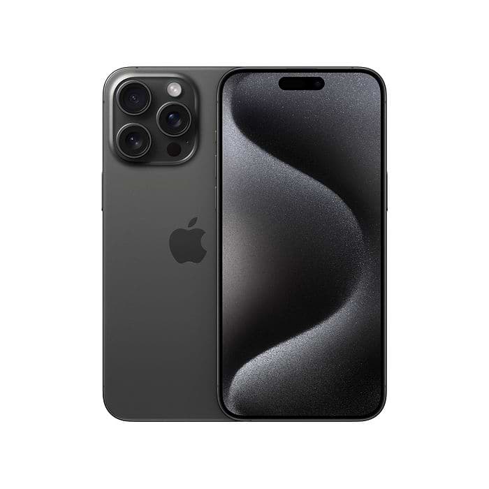 טלפון סלולרי Apple iPhone 15 Pro Max 256G - צבע שחור טיטניום שנה אחריות ע״י היבואן הרשמי 