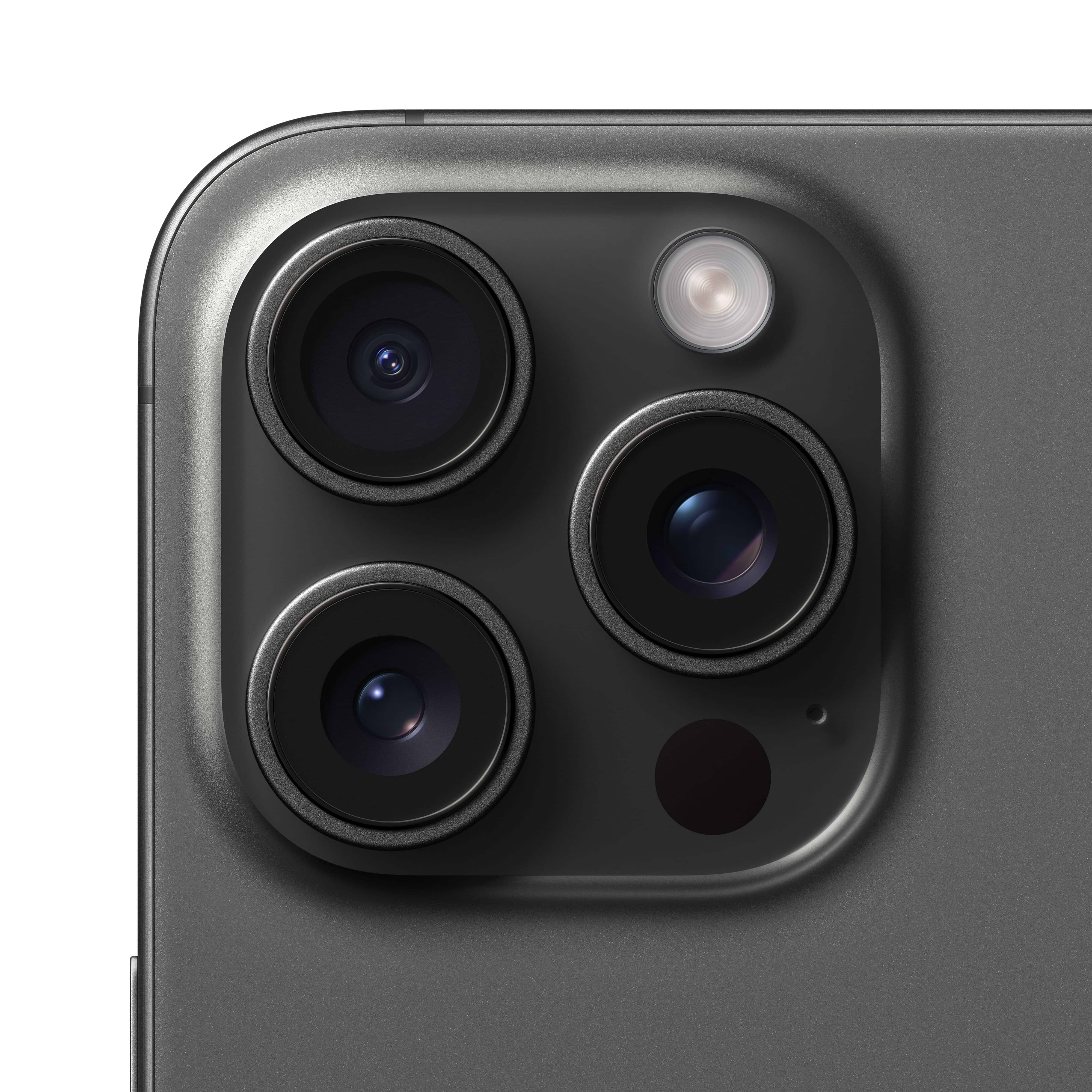 סמארטפון Apple iPhone 15 Pro Max 256GB - צבע שחור טיטניום שנה אחריות ע״י היבואן הרשמי 