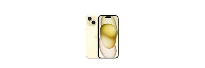 טלפון סלולרי Apple iPhone 15 Plus 128GB - צבע צהוב שנה אחריות ע״י היבואן הרשמי