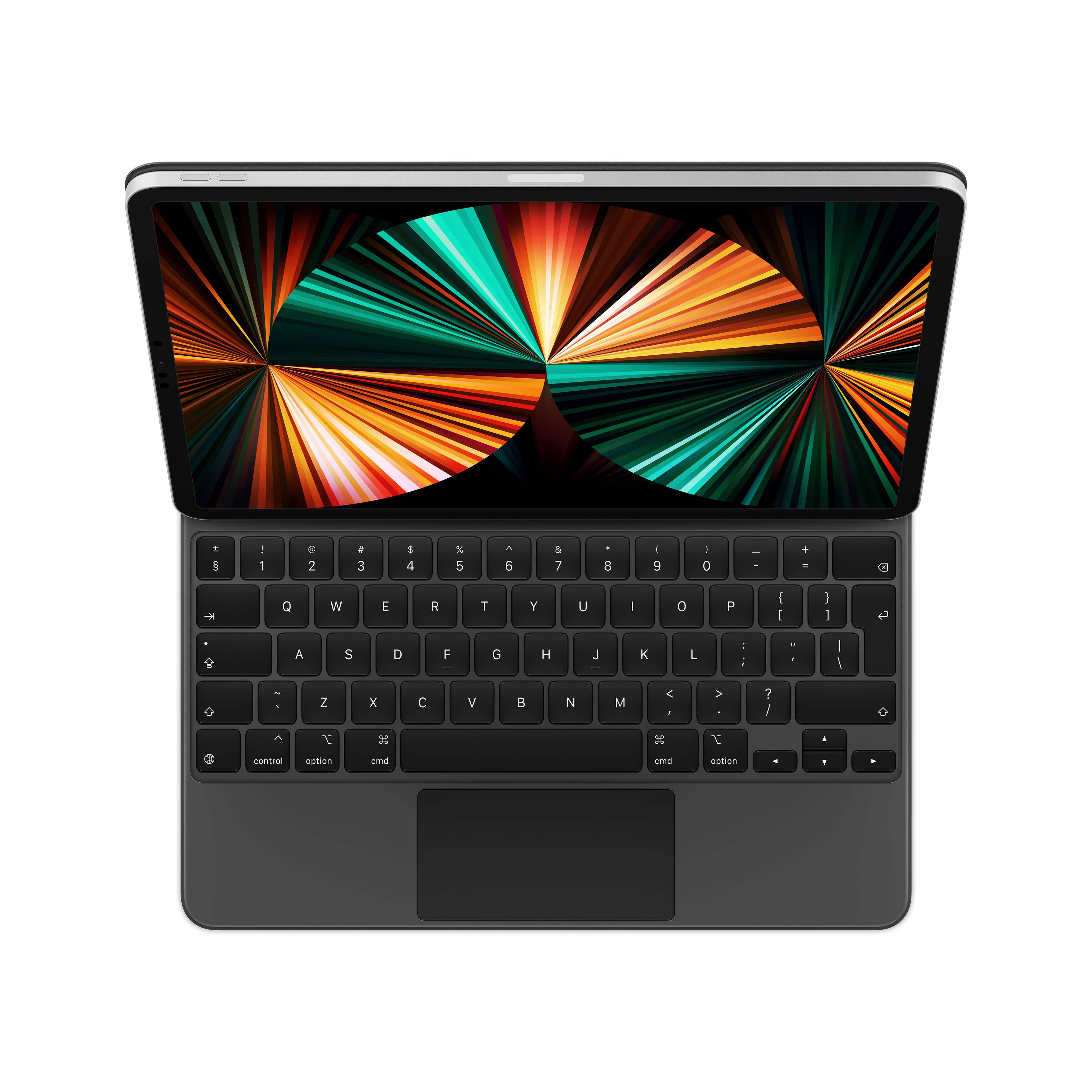 מקלדת Apple Magic Keyboard ל- Apple iPad Pro 12.9 Inch - צבע שחור שנה אחריות ע