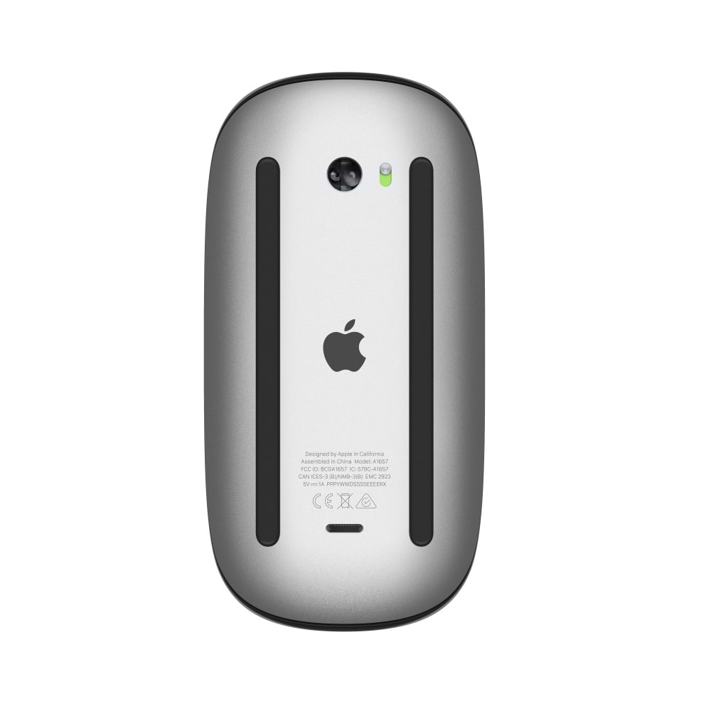 עכבר אלחוטי Apple Magic Mouse 2022 - Black Multi-Touch Surface - צבע שחור שנה אחריות ע