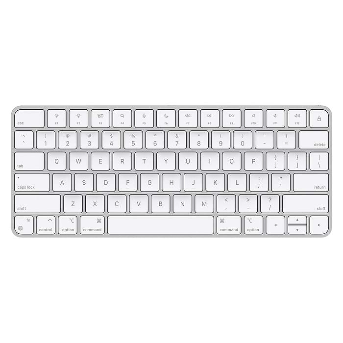מקלדת אלחוטית Apple Magic Keyboard - צבע אפור לבן שנה אחריות עי היבואן הרשמי