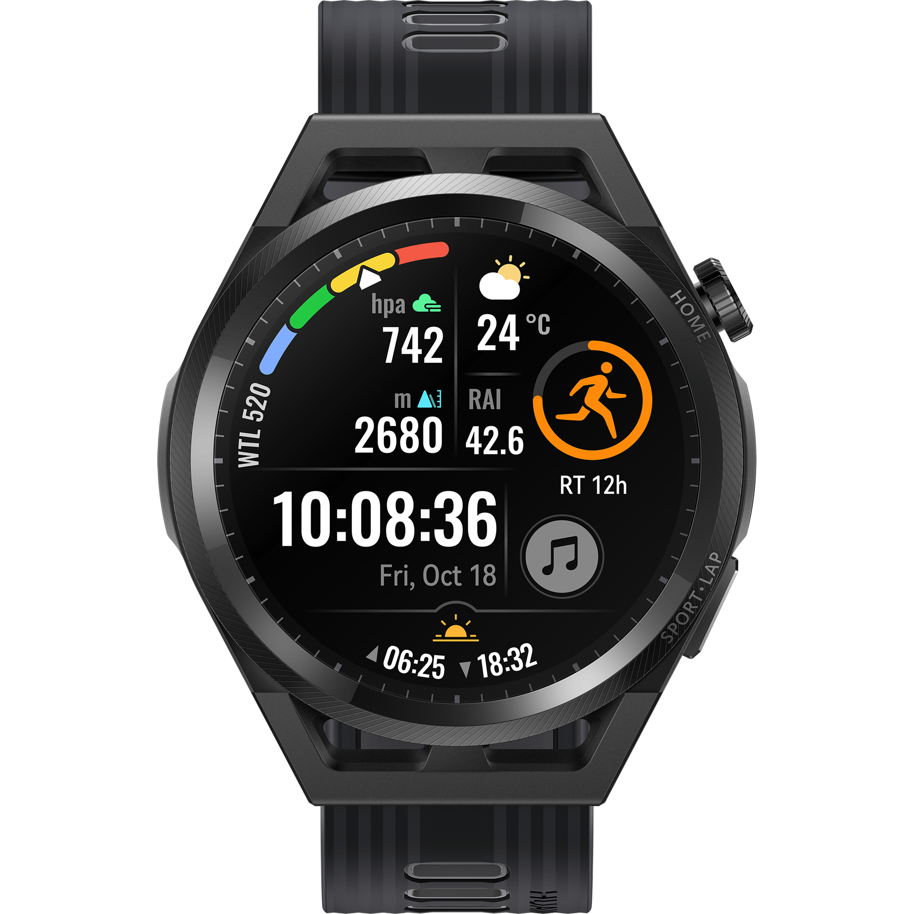 שעון חכם Huawei Watch GT 3 Runner - צבע שחור שנה אחריות ע