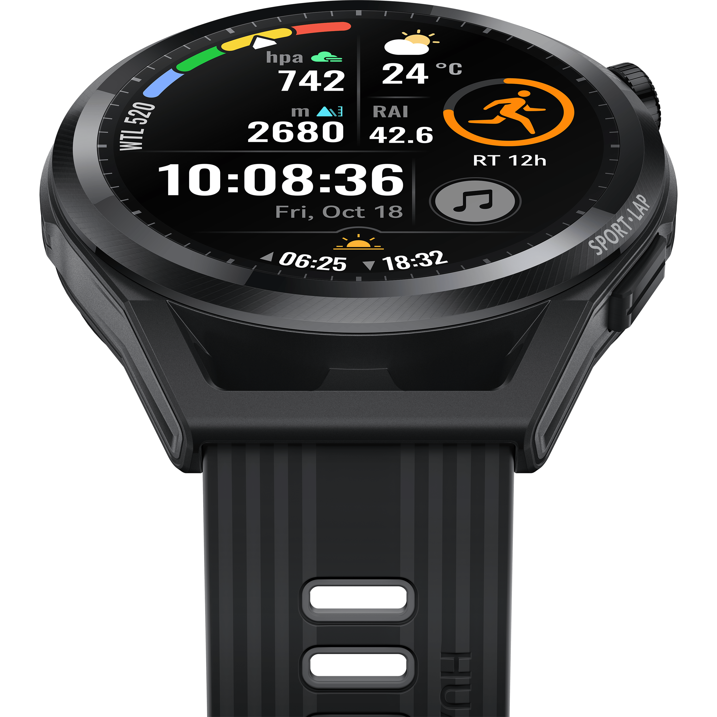 שעון חכם Huawei Watch GT 3 Runner - צבע שחור שנה אחריות ע