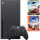 באנדל קונסולה Microsoft Xbox Series X 1TB כולל משחק Forza Horizon 5 Premium Edition - צבע שחור שנתיים אחריות ע"י היבואן הרשמי