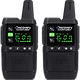 זוג מכשירי ווקי טוקי עד 5 ק"מ Discovery Adventures DS 820 - צבע שחור
