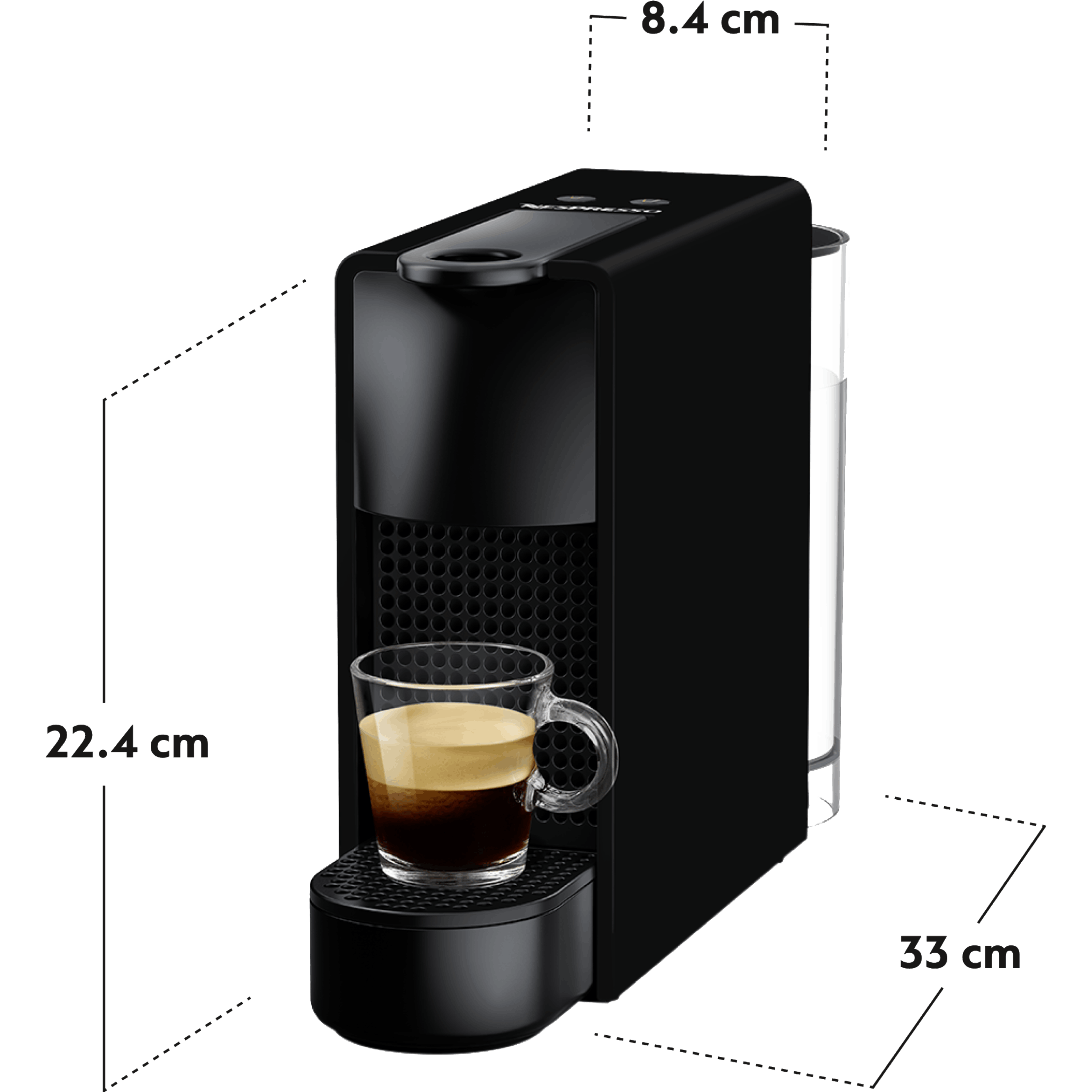 מכונות קפה Nespresso C30-IL-BK-NE Essenza Mini - צבע שחור אחריות ע