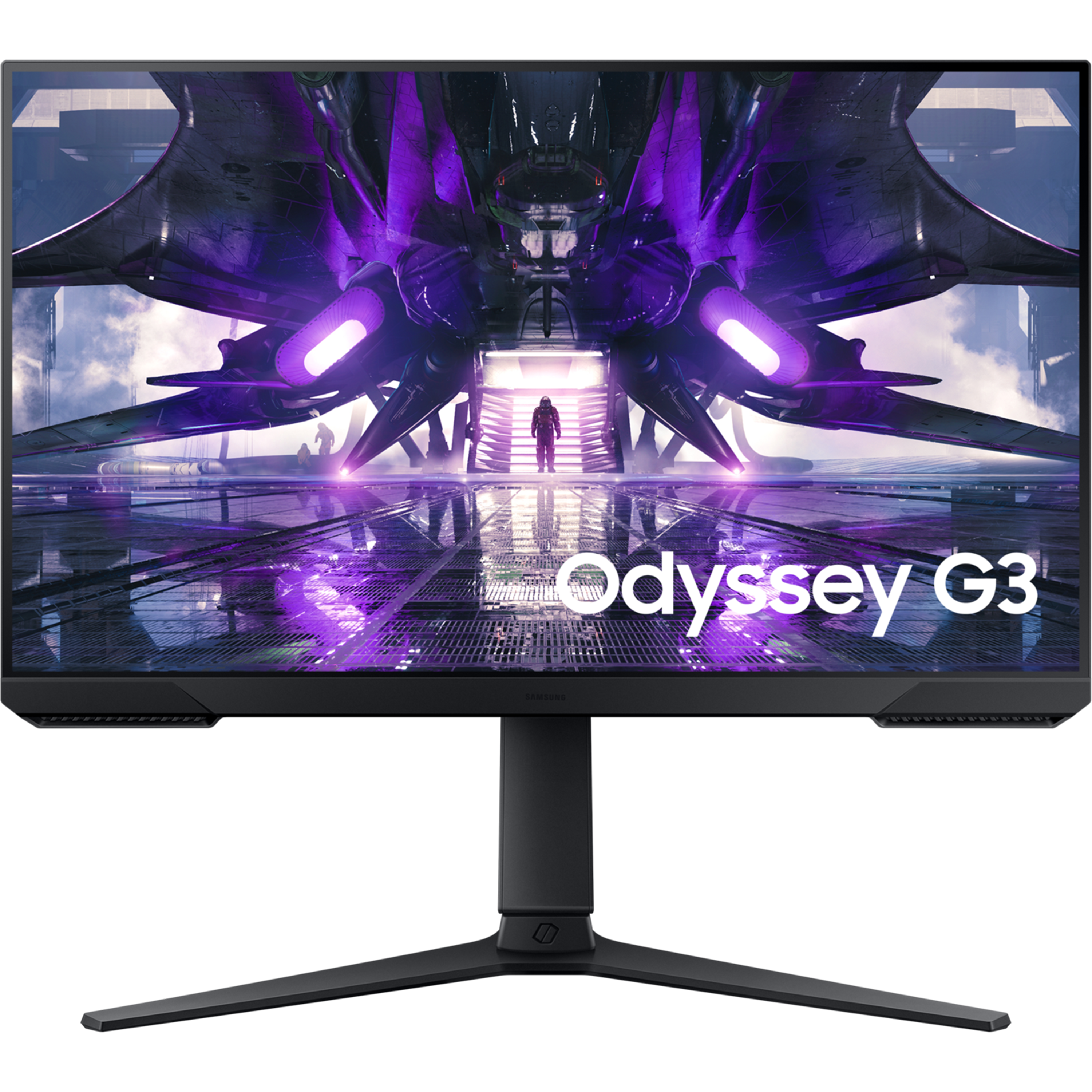 מסך מחשב גיימינג 24'' Samsung Odyssey G3 S24AG320NR FHD VA 165Hz FreeSync Premium 1ms - צבע שחור שלוש שנות אחריות ע