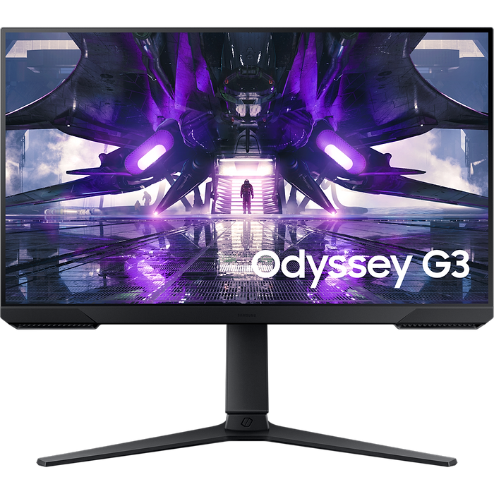 מסך מחשב גיימינג 24'' Samsung Odyssey G3 S24AG320NR FHD VA 165Hz FreeSync Premium 1ms - צבע שחור שלוש שנות אחריות עי היבואן הרשמי