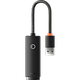 מתאם רשת Baseus Ethernet Adapter USB-A to RJ45 (100Mbps) - צבע שחור שנה אחריות ע"י היבואן הרשמי 