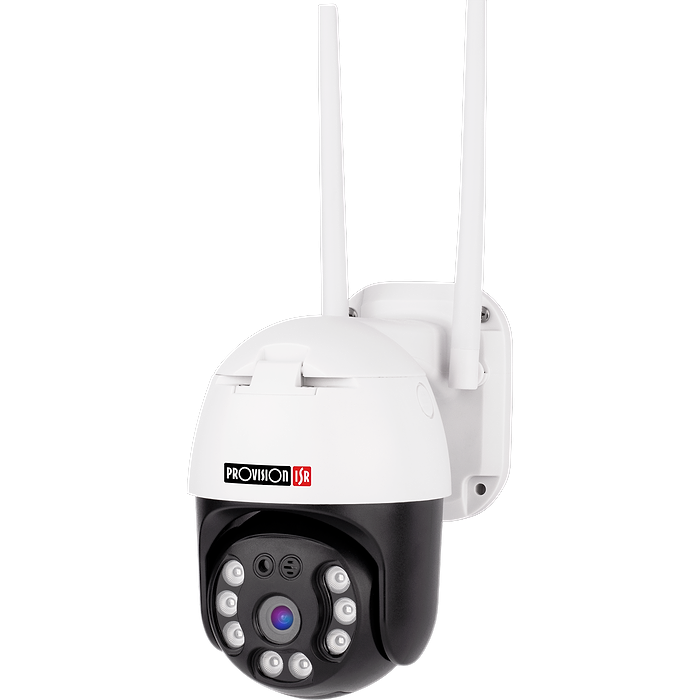 מצלמת אבטחה חיצונית Provision ISR PT-929 FHD WiFi IP67 - צבע לבן שנתיים אחריות עי היבואן הרשמי