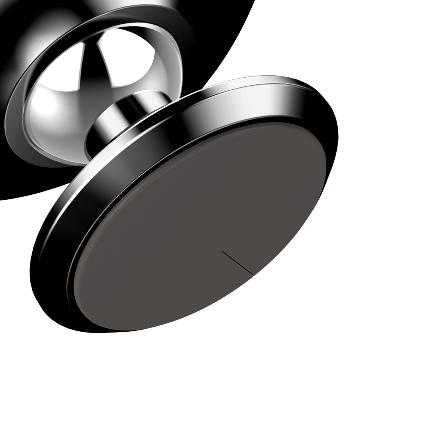 מעמד סלולרי מגנטי אנכי לרכב Baseus Small Ears series  - צבע שחור שנה אחריות ע