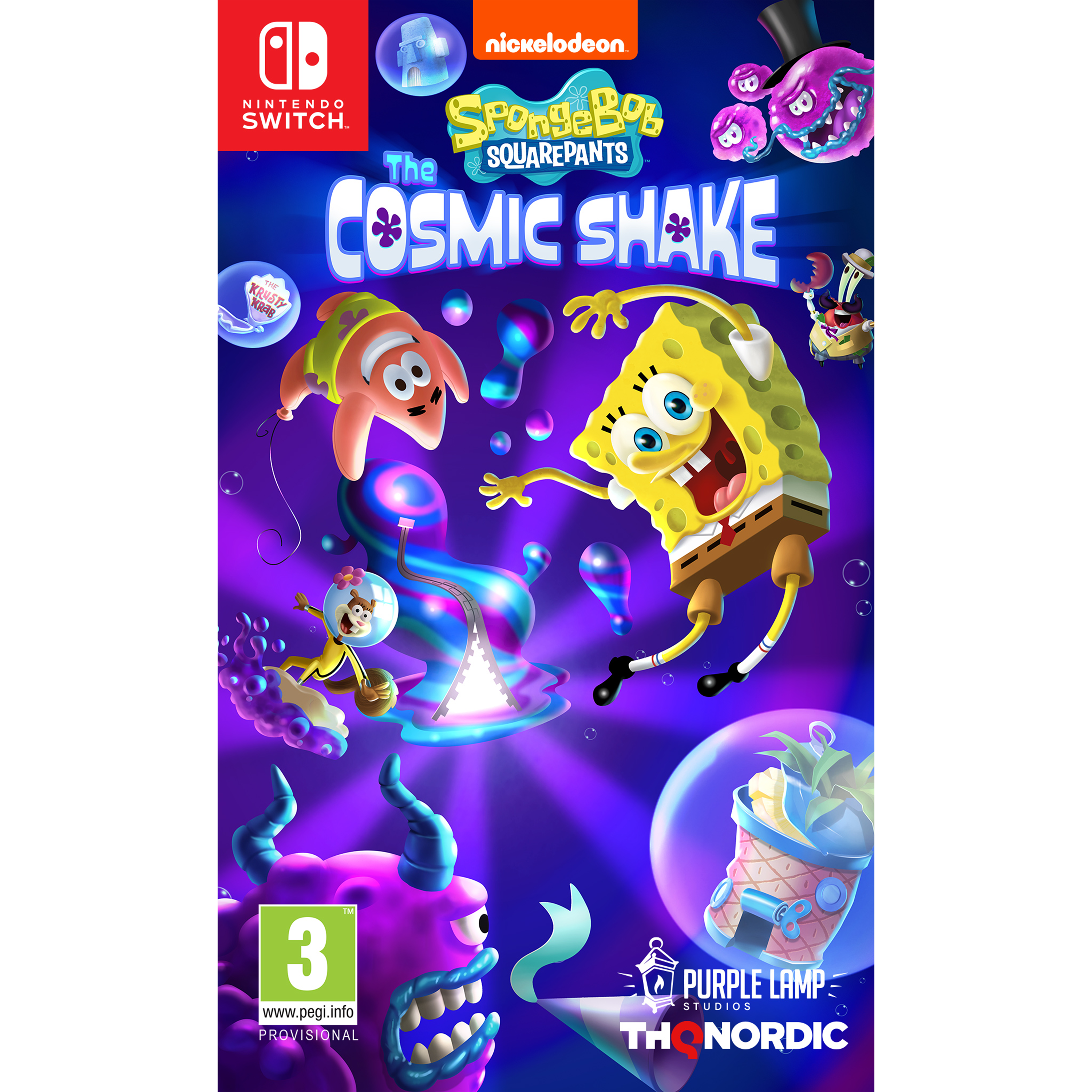 משחק SpongeBob SquarePants: The Cosmic Shake לקונסולת Nintendo Switch