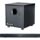 מקרן קול אלחוטי 2.1 ערוצים עם סאבוופר Sensor S20 1800W - צבע שחור שנה אחריות ע"י היבואן הרשמי