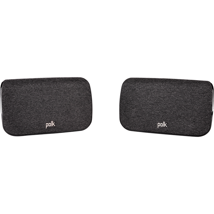 זוג רמקולים אחוריים אלחוטיים Polk Audio SR2 - צבע שחור שנה אחריות עי היבואן הרשמי