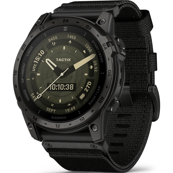 שעון ספורט חכם Garmin Tactix 7 AMOLED Edition 51mm - צבע שחור שנתיים אחריות עי היבואן הרשמי