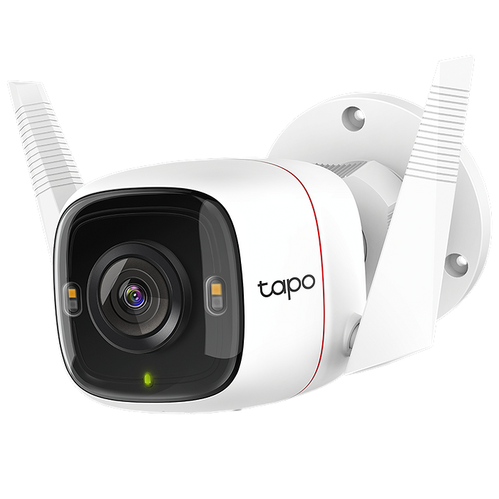 מצלמת אבטחה חכמה לבחוץ TP-Link Tapo C320WS WiFi 2K 4MP - בצבע לבן שלוש שנות אחריות עי יבואן הרשמי 