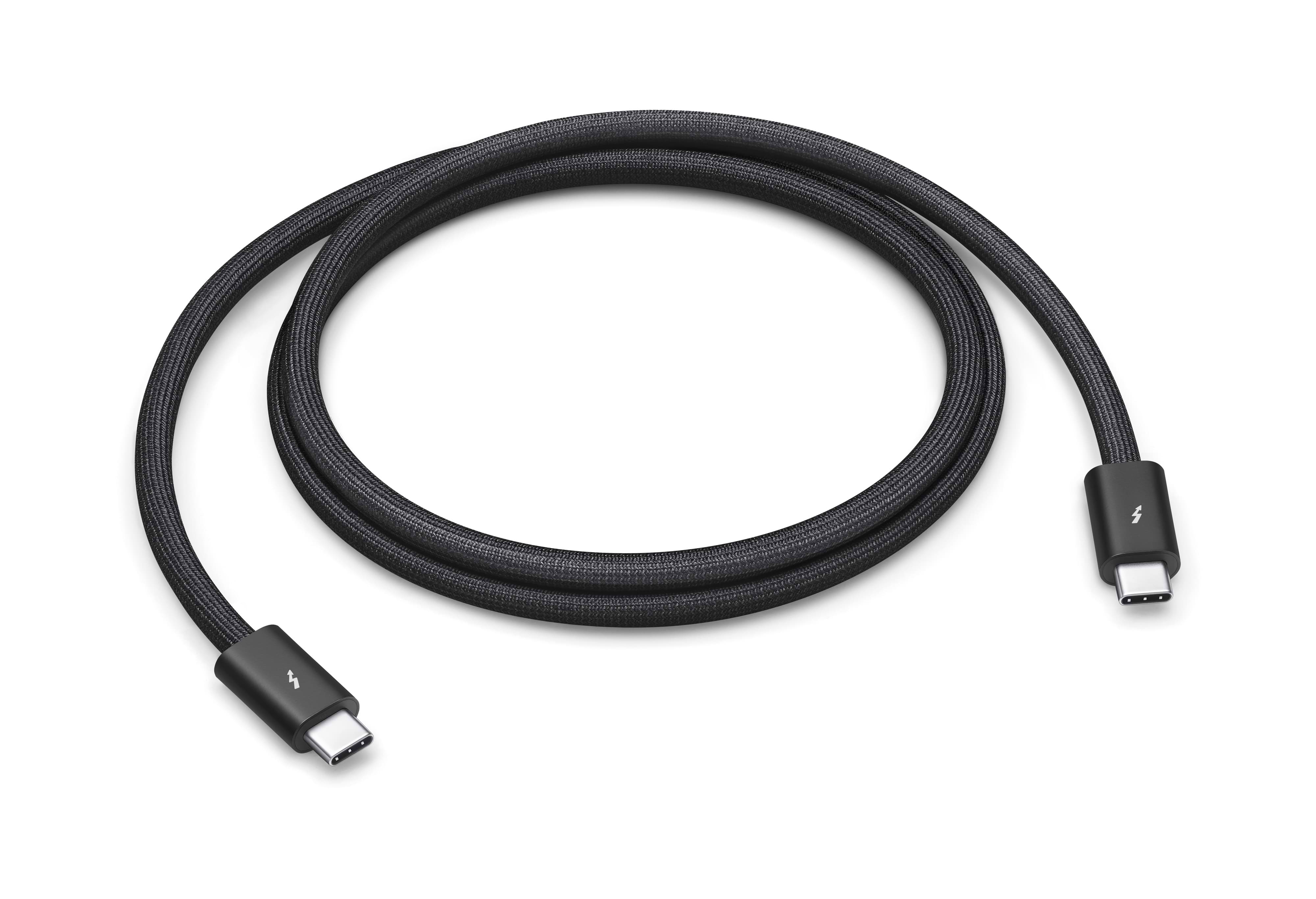 כבל טעינה וסנכרון Apple Thunderbolt 4 Pro Cable (3 m) באורך 3 מטר - צבע שחור שנה אחריות ע