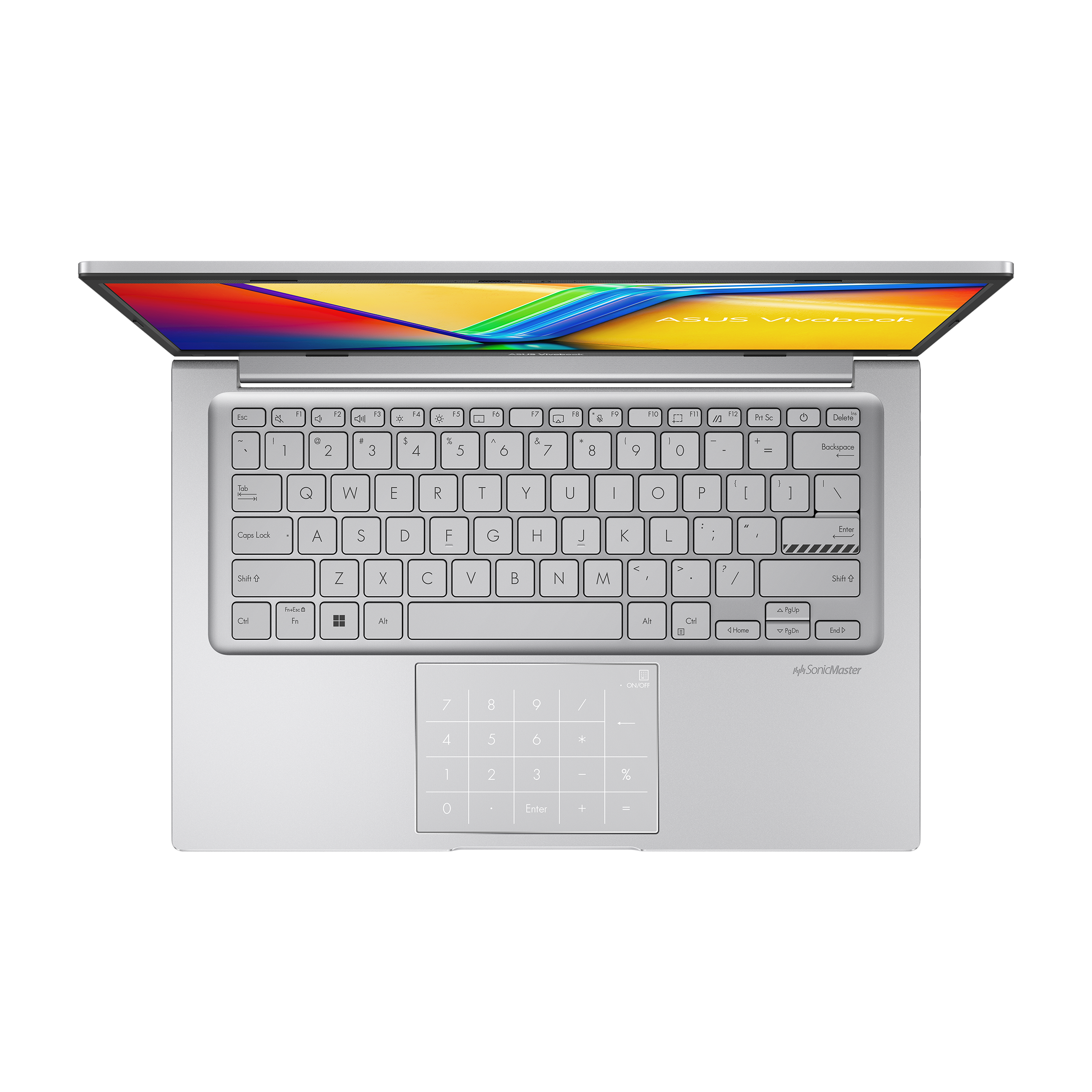 מחשב נייד Asus VivoBook 14 X1404ZA-NK098W - Core i5-1235U 512GB SSD 8GB RAM Windows 11 - צבע כסוף שנה אחריות ע