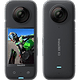 מצלמת אקסטרים 360° Insta360 X3 IPX8 - צבע שחור שנה אחריות ע"י היבואן הרשמי