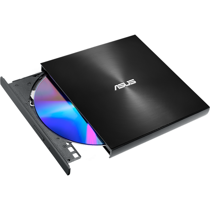 צורב חיצוני Asus ZenDrive U9M USB Type-C/Type-A Slim DVD±RW x8 - צבע שחור שלוש שנות אחריות עי היבואן הרשמי
