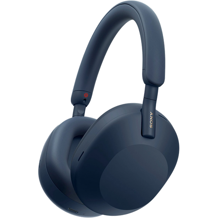 אוזניות אלחוטיות Sony WH-1000XM5L ANC - צבע כחול שנתיים אחריות עי היבואן הרשמי