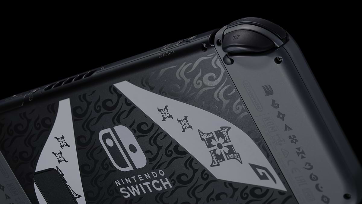 קונסולת משחק Nintendo Switch Monster Hunter Rise Special Edition - צבע שחור