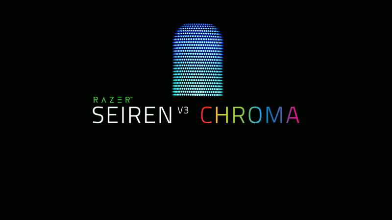 מיקרופון שולחני Razer Seiren V3 Chroma - צבע שחור שנה אחריות ע"י היבואן הרשמי