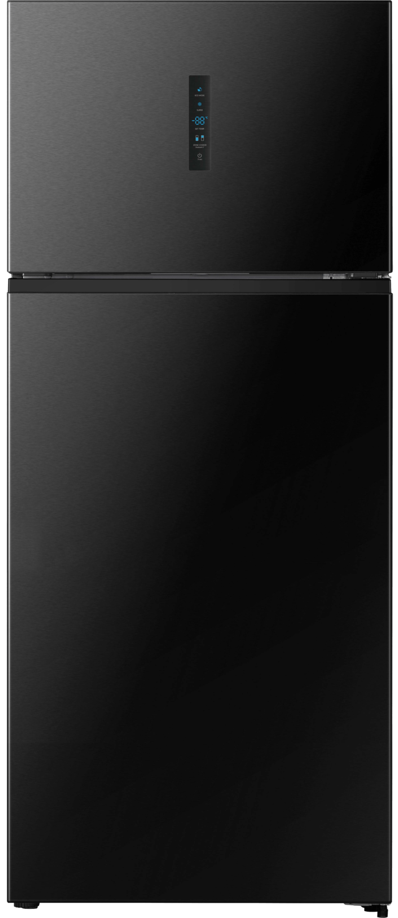 מקרר מקפיא עליון Hisense RD75BK - גימור נירוסטה מושחרת שנה אחריות ע"י היבואן הרשמי