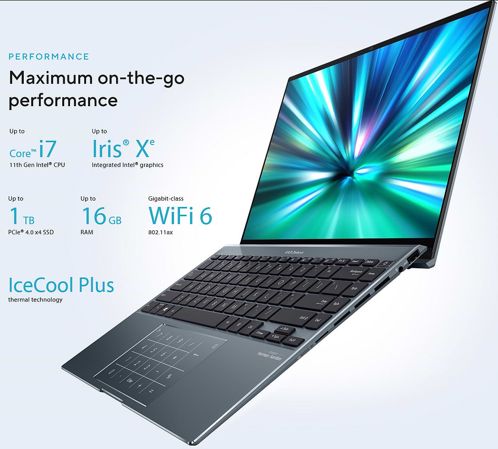 מחשב נייד Asus Zenbook 14X Oled / UX5401EA-KN159W - צבע אפור שנה אחריות ע"י היבואן הרשמי