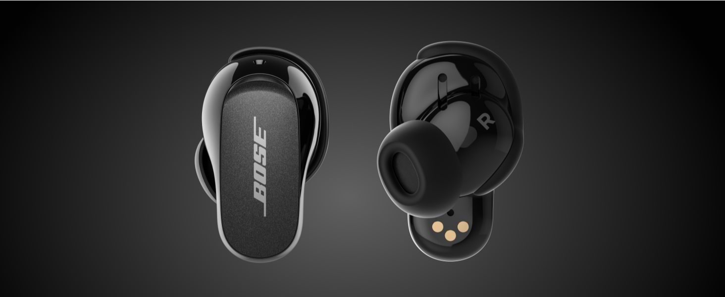 אוזניות אלחוטיות Bose QuietComfort Earbuds II - צבע לבן שנה אחריות ע"י היבואן הרשמי