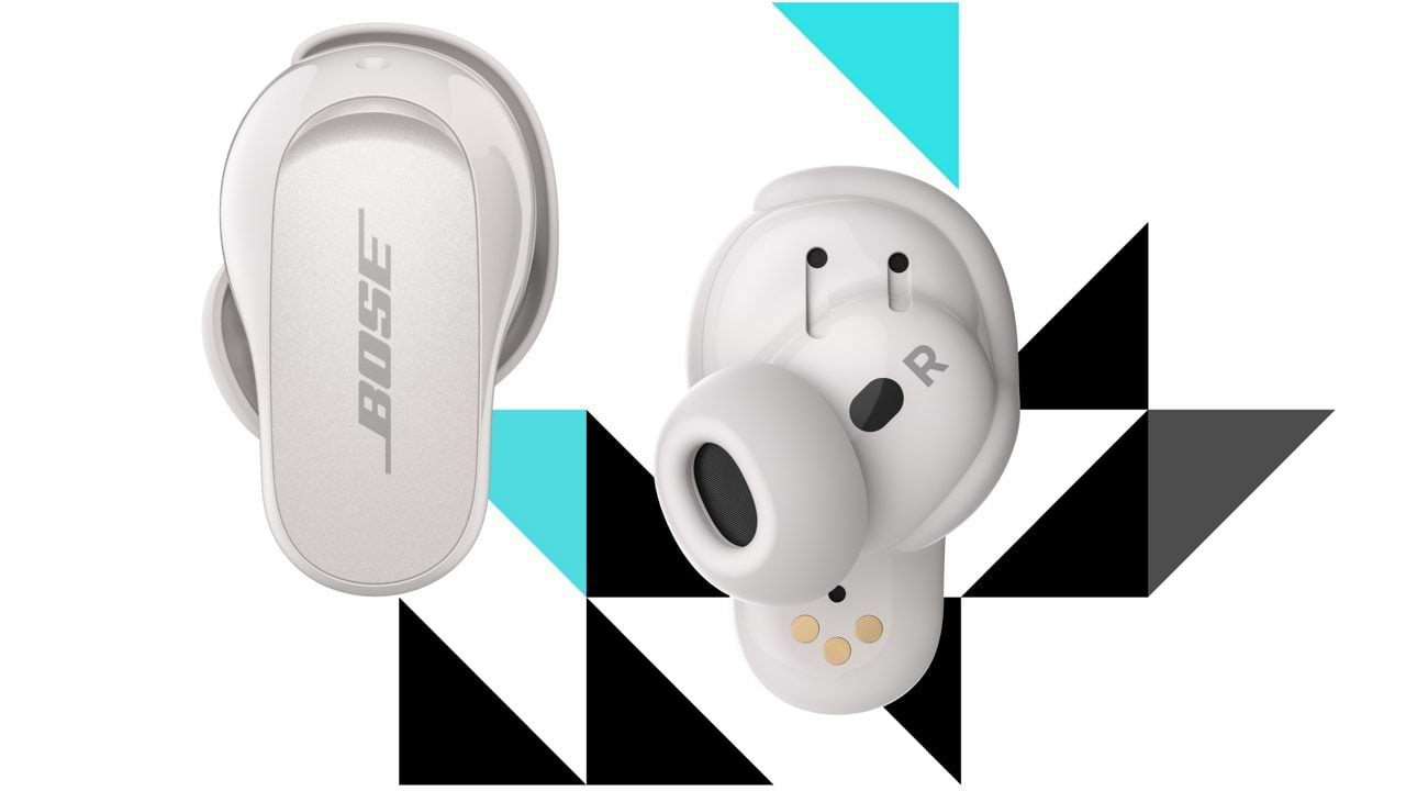 אוזניות אלחוטיות Bose QuietComfort Earbuds II - צבע לבן שנה אחריות ע"י היבואן הרשמי