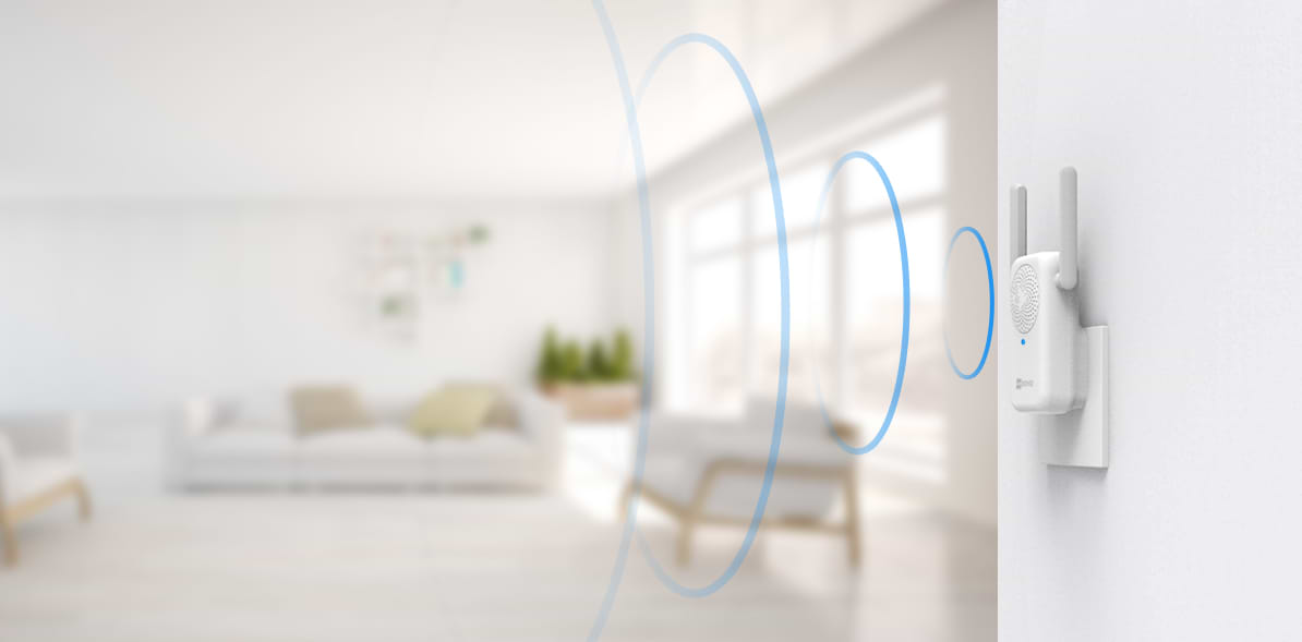 ערכת אינטרקום אלחוטי עם מצלמה ופעמון אלחוטי Ezviz DB2C - צבע לבן שנתיים אחריות ע"י היבואן הרשמי