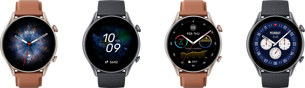 שעון חכם Amazfit GTR 3 Pro - צבע שחור אינסופי שנה אחריות ע"י היבואן הרשמי