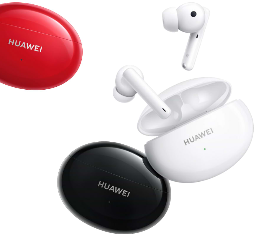 אוזניות אלחוטיות Huawei FreeBuds 4i ANC - צבע שחור שנה אחריות ע"י היבואן הרשמי
