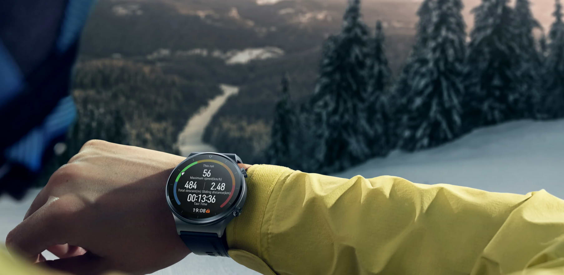 שעון חכם Huawei Watch GT 2 Pro - צבע אפור שנה אחריות ע"י היבואן הרשמי