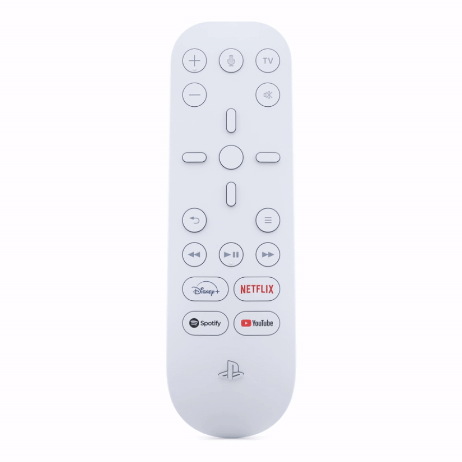 שלט מדיה מקורי לקונסולת Sony Playstation 5 - צבע לבן שנה אחריות ע"י היבואן הרשמי