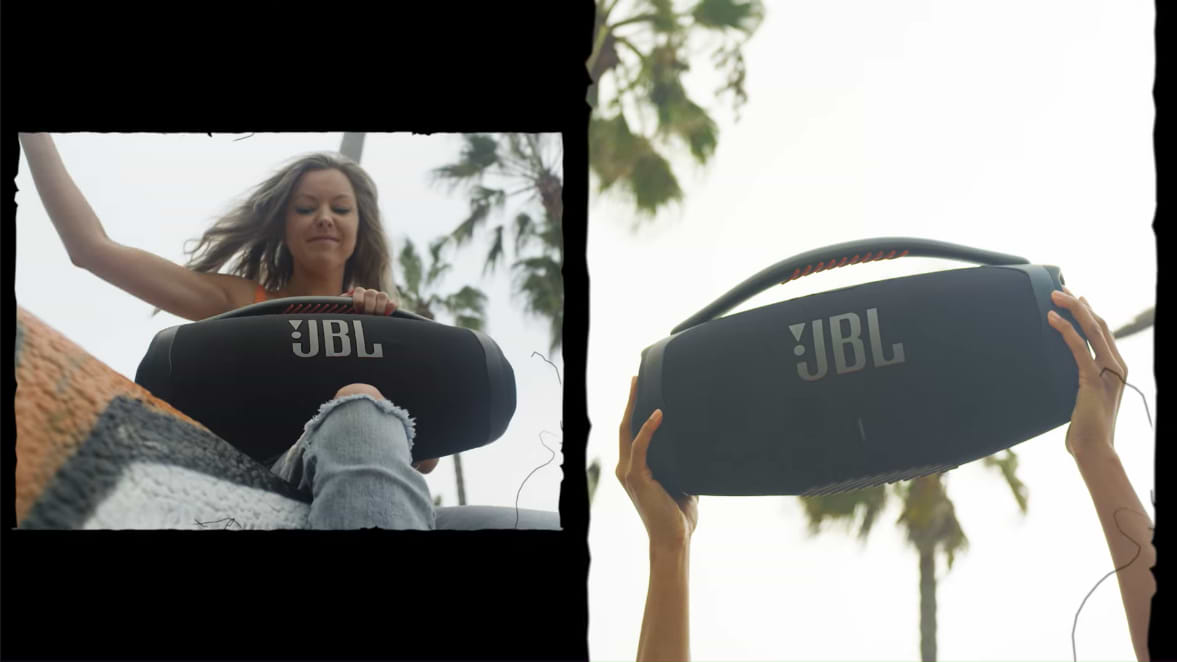 רמקול אלחוטי נייד JBL BoomBox 3 - צבע שחור שנה אחריות ע"י היבואן הרשמי