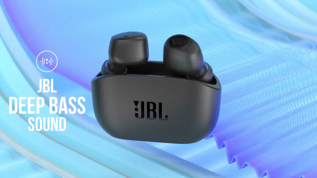 אוזניות אלחוטיות JBL Wave 100 TWS - צבע סגול שנה אחריות ע"י היבואן הרשמי