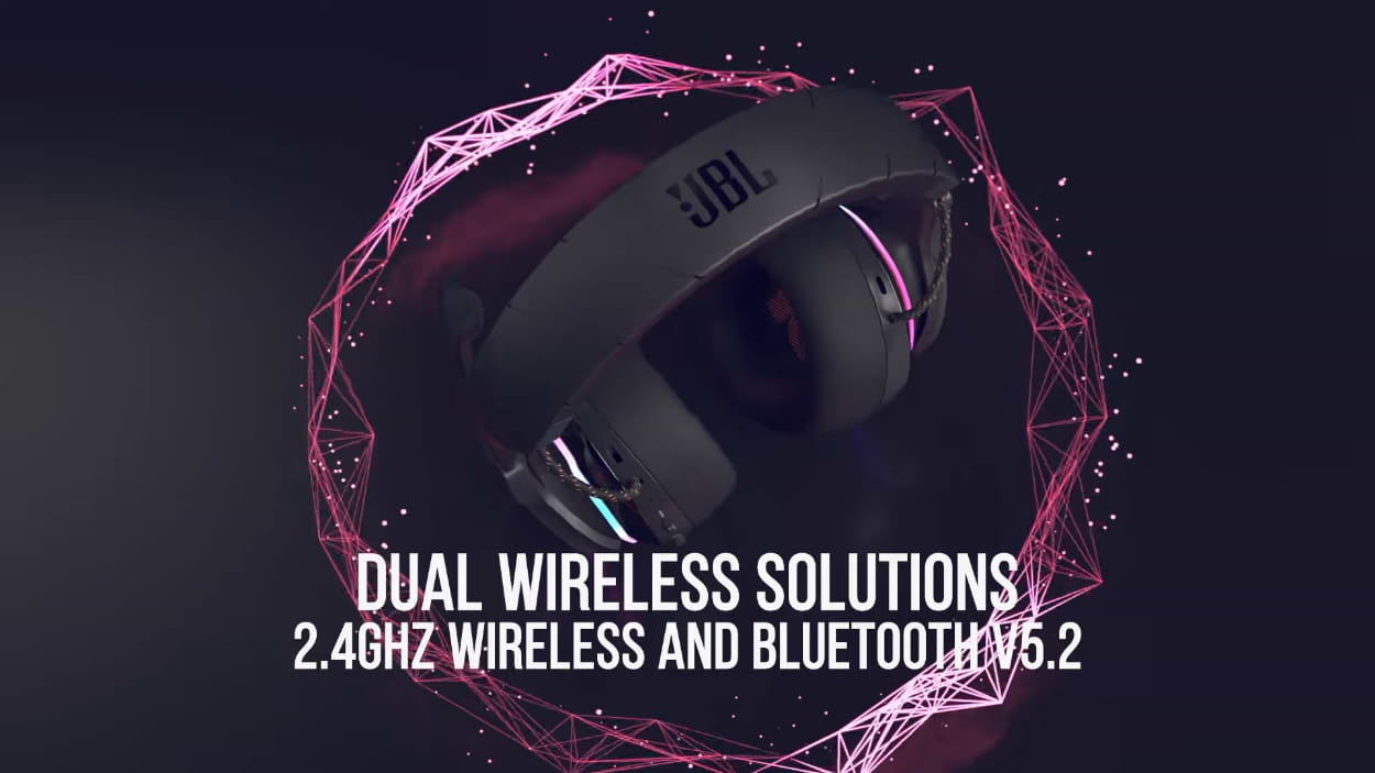 אוזניות גיימינג אלחוטיות JBL Quantum 810 - צבע שחור שנה אחריות ע"י היבואן הרשמי