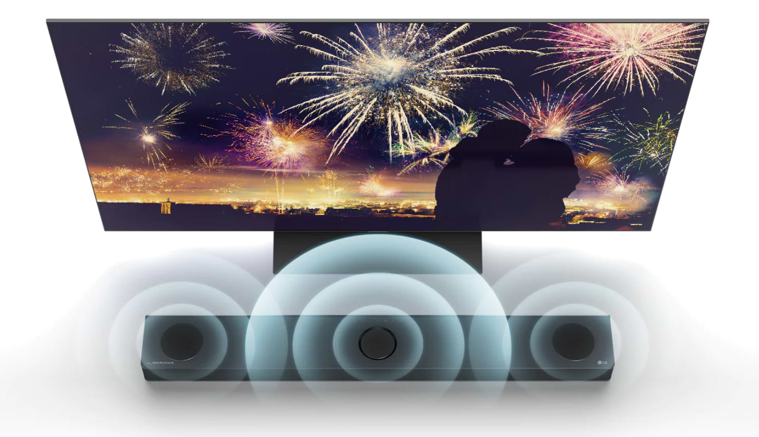 מקרן קול עם סאבוופר אלחוטי LG S80QY 3.1.3 480W Dolby Atmos DTS:X IMAX - צבע שחור שנה אחריות ע"י היבואן הרשמי