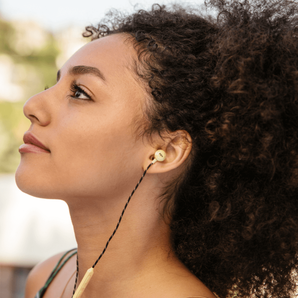 אוזניות חוטיות Marley Nesta In Ear - צבע שחור שנה אחריות ע"י היבואן הרשמי