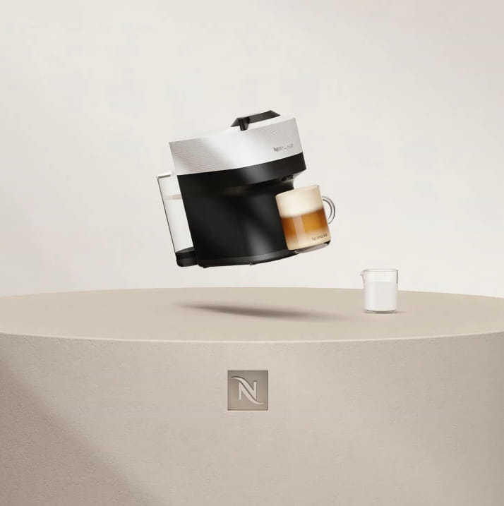 מכונת קפה Nespresso Vertuo Pop GDV2-IL-BK-NE - צבע שחור שנה אחריות ע"י היבואן הרשמי