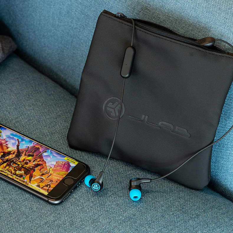 אוזניות גיימינג אלחוטיות Jlab Play Gaming Wireless - צבע שחור שנתיים אחריות ע"י היבואן הרשמי