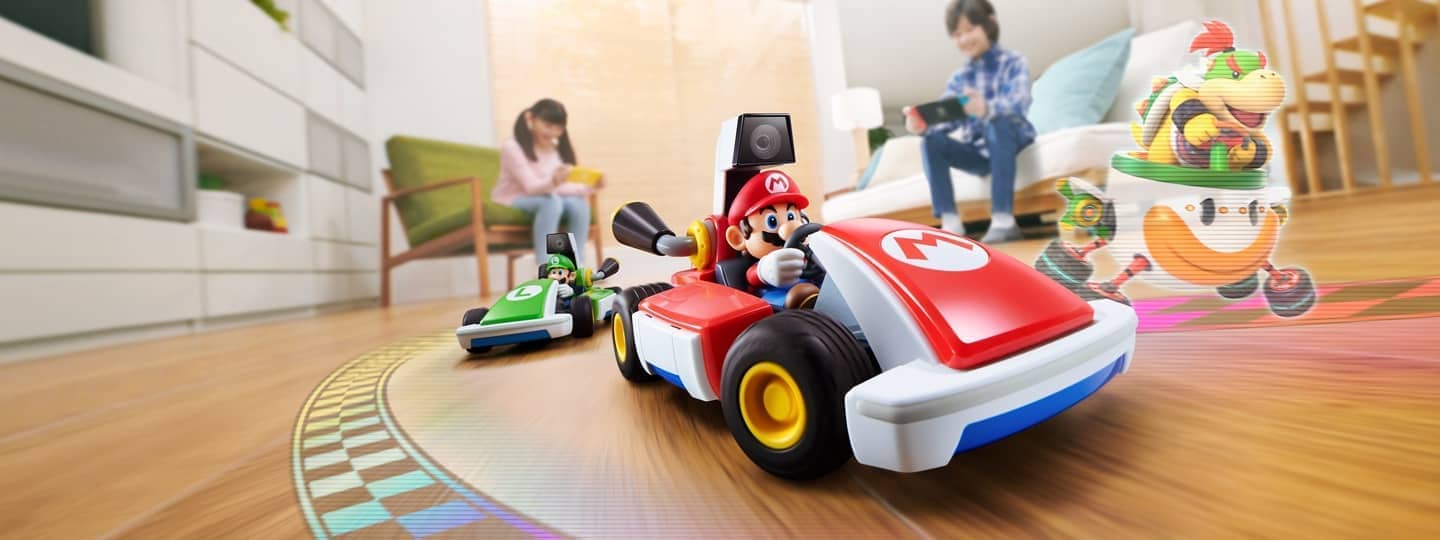 משחק עם ערכת אביזרים Mario Kart Live: Home Circuit – Luigi Set Pack לקונסולת Nintendo Switch - שנה אחריות ע"י היבואן הרשמי
