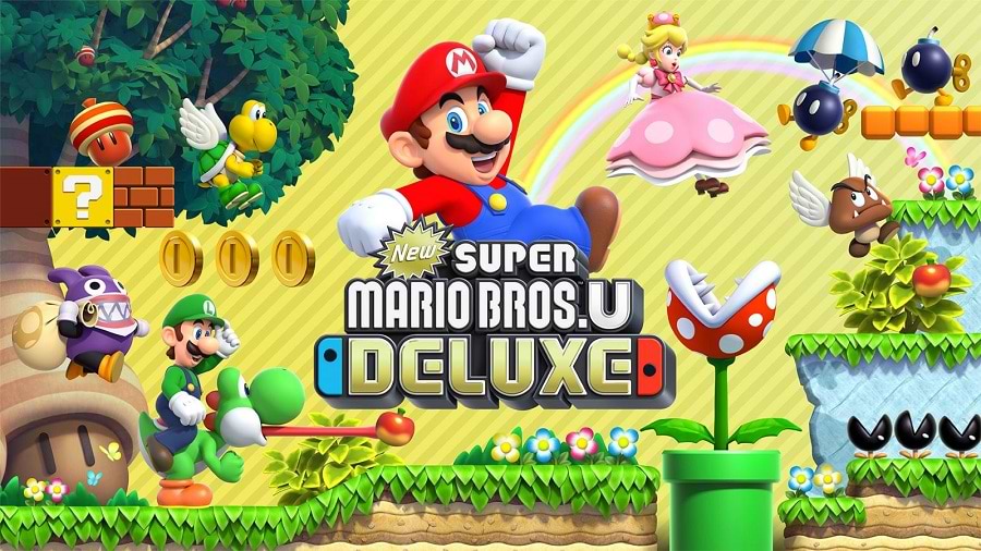 משחק New Super Mario Bros. U Deluxe לקונסולת Nintendo Switch