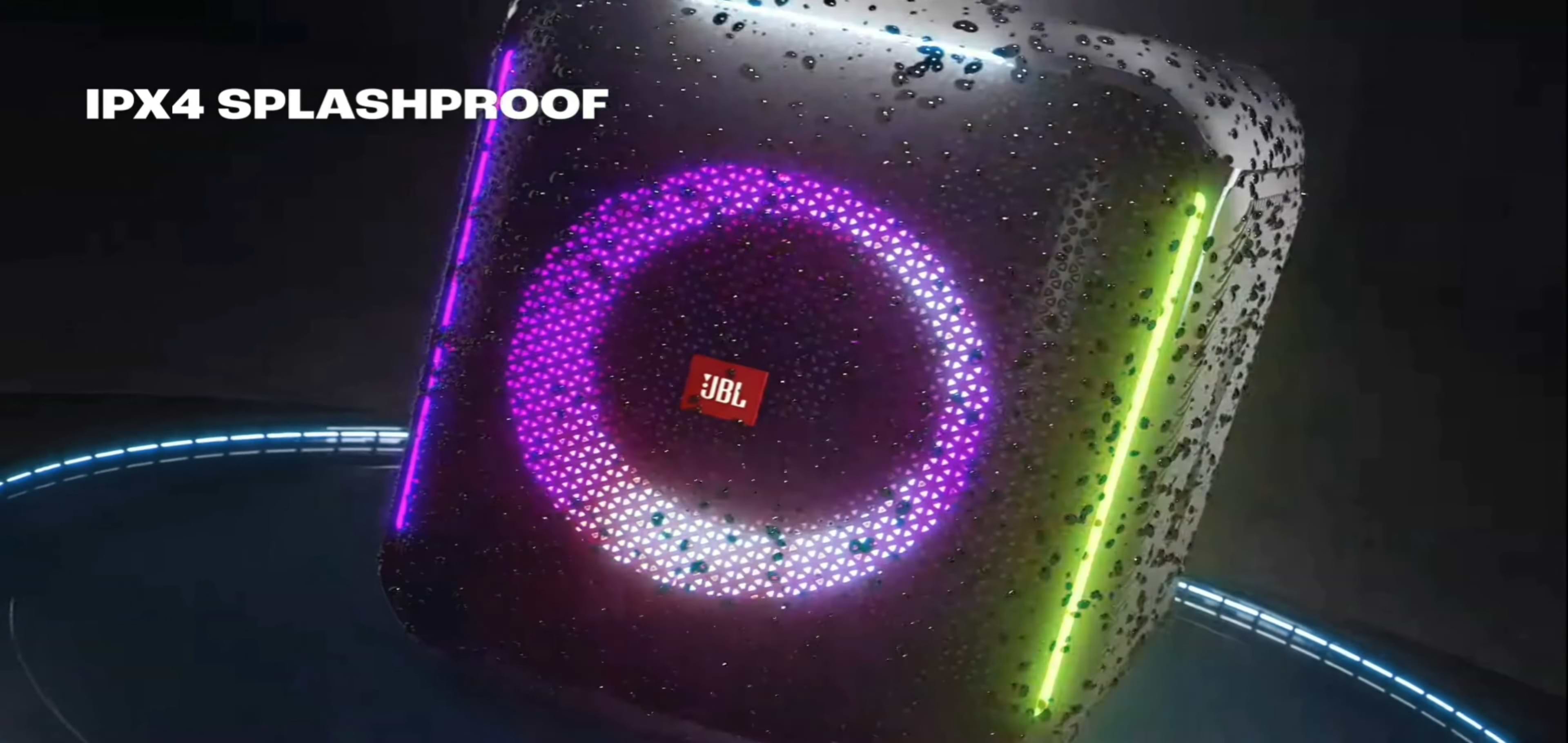 רמקול אלחוטי נייד עם מקרופון JBL Partybox Encore - צבע שחור שנה אחריות ע"י היבואן הרשמי